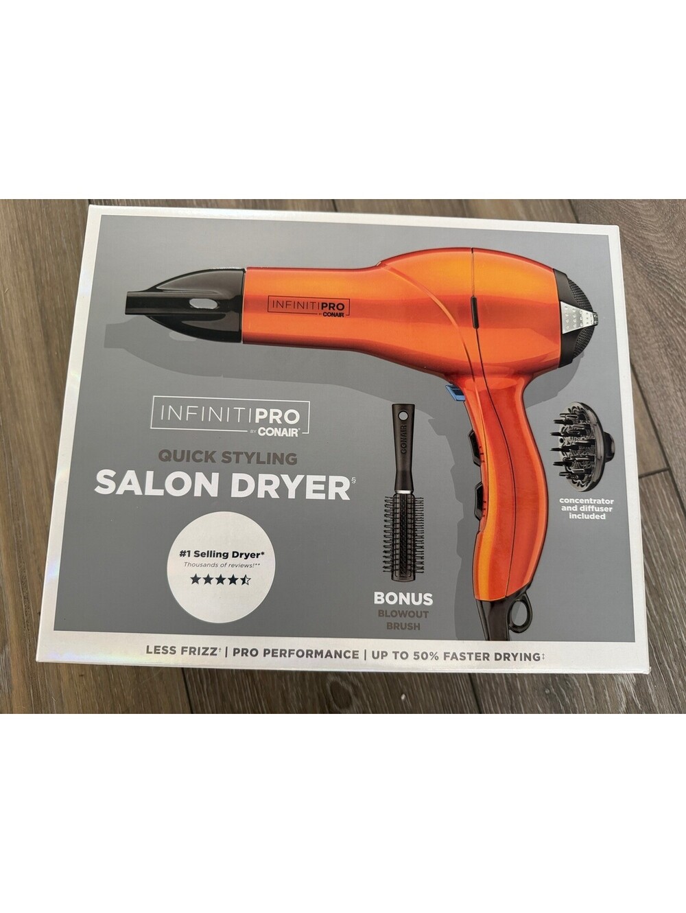 Metallic Orange CONAIR Hair Dryer - Infiniti Pro Conair Hair Dryer